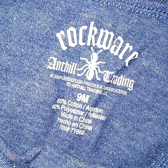 L@@K! GUC Infants 9mo ROCKWARE "ACDC" Unisex Long Sleeve Bodysuit☆2009 - Picture 8 of 10